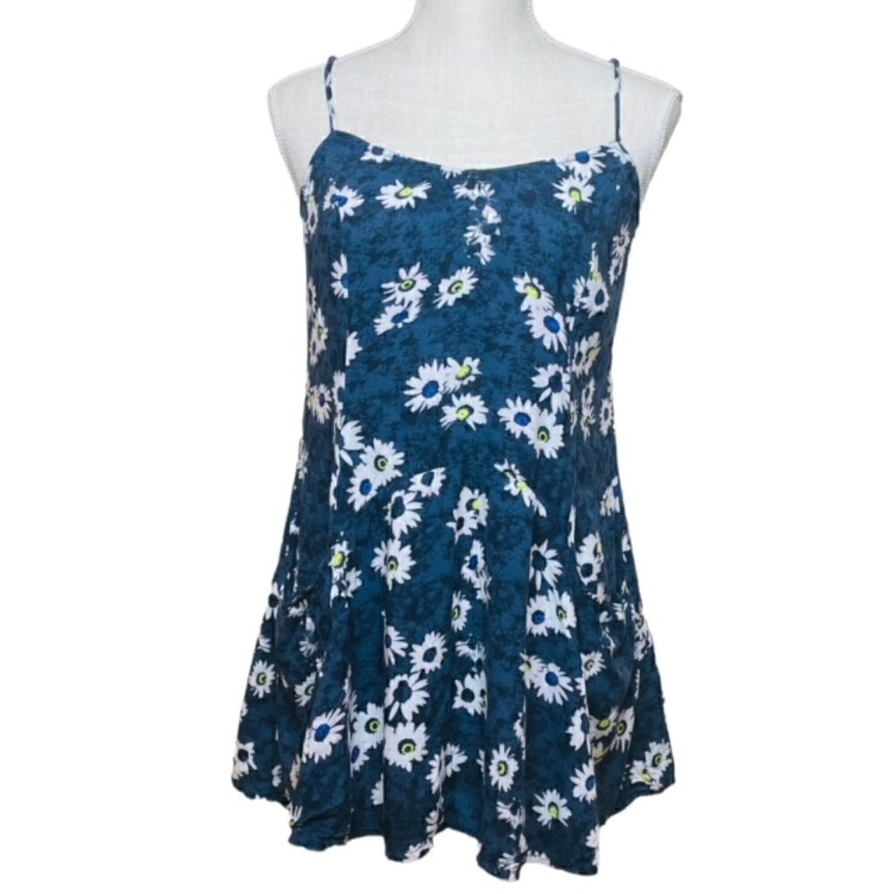 AMERICAN EAGLE Daisy Print Mini Dress - Size Small